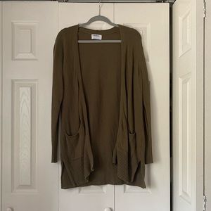 Olive Green Cardigan